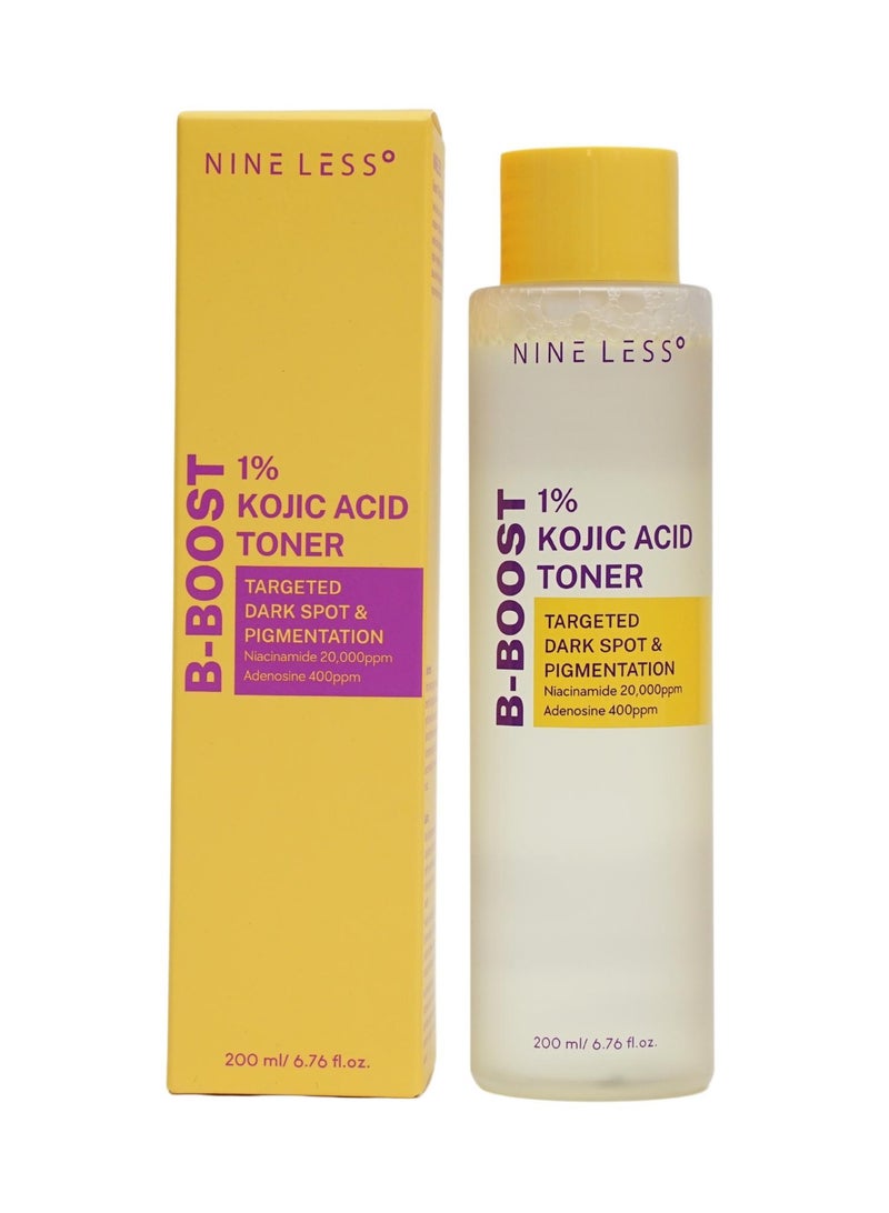 NINELESS [NINELESS] B-Boost 1% Kojic Acid Toner 200ml - Image 1