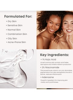 NINELESS [NINELESS] B-Boost 1% Kojic Acid Toner 200ml  - Image 5