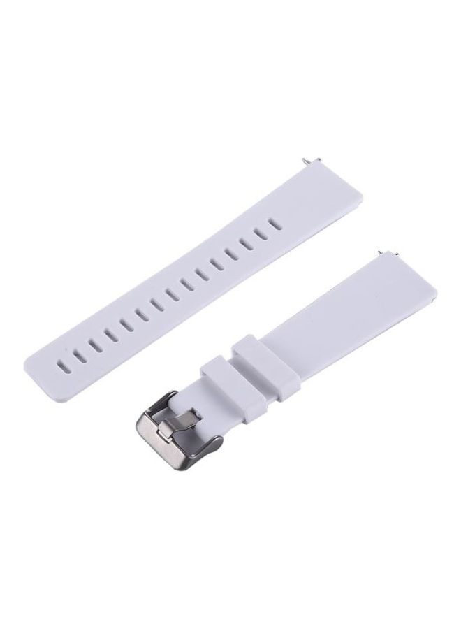 NIBEMINENT Simple Fashion Silicone Watch Strap For Fitbit Versa / 2 White  - Image 3