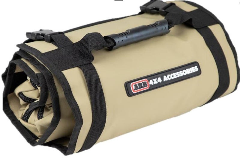 ARB Tool Roll Bag 10100388 – Heavy Duty PVC & Cordura Mechanic Tool Organizer with 4 Removable Tool Pouches, Magnetic Wheel Guard Cover & Spanner Storage for 4WD, Camping & Overlanding for Vehicle - Image 2