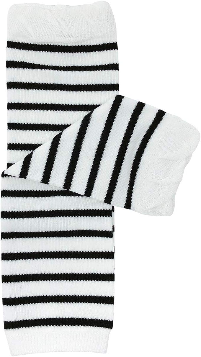 Bowbear 5 Pair Baby and Toddler Leg Warmers, Happy Legs Pink & Gray - Image 3