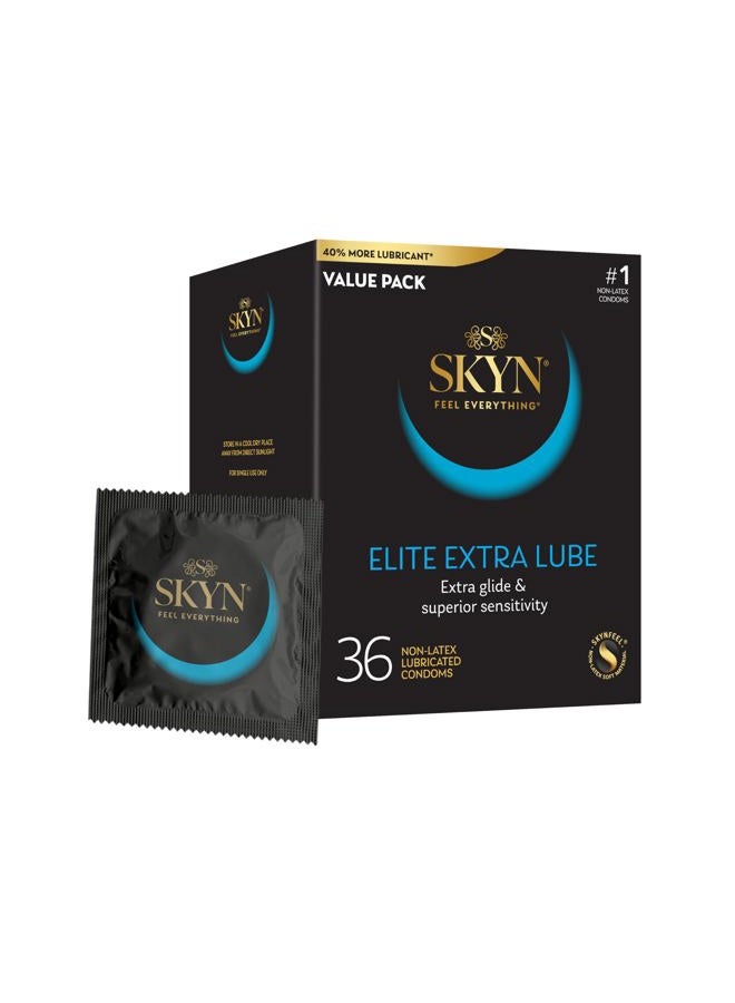 SKYN Elite Extra Lubricated Condoms, 36 Count - Image 1