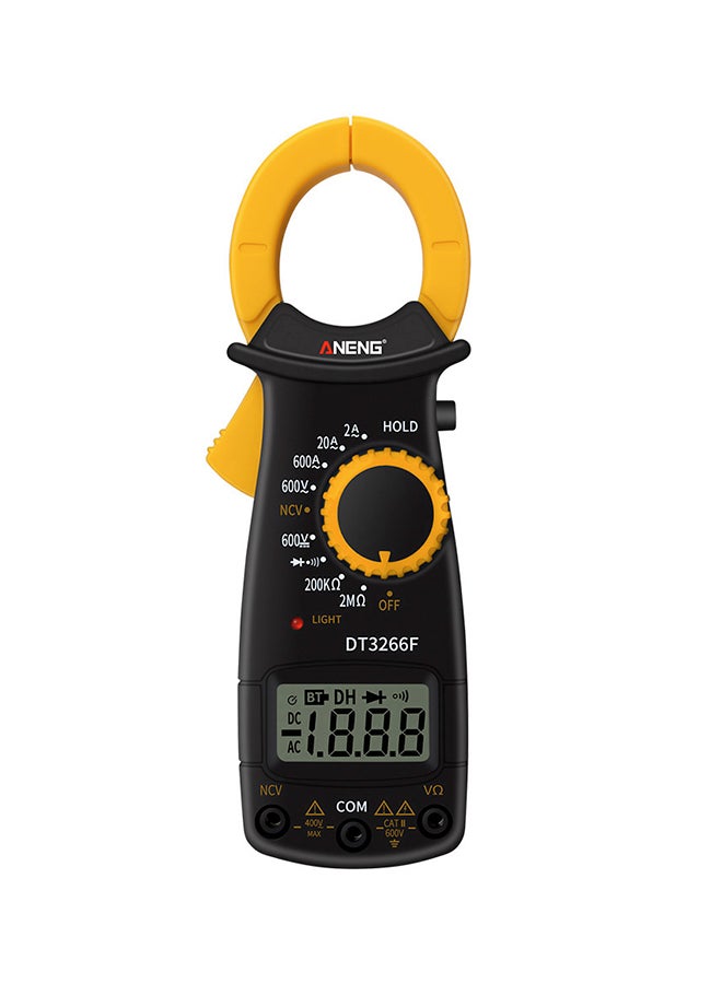Digital Clamp Meter Yellow/Black 36 x 19mm - Image 1