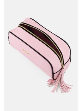 bebe Women Brand Logo Vanity Bag, Pink  - Image 3