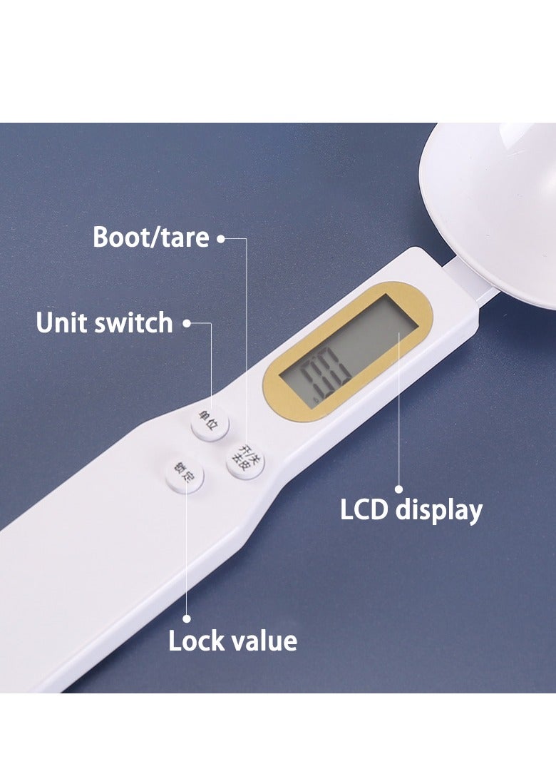 AROAQ Digital Food Spoon Scale, Electronic Kitchen Scale,  LCD Digital Measuring Food Flour Digital Spoon, Electronic Kitchen Measuring Spoon Scale - Image 2