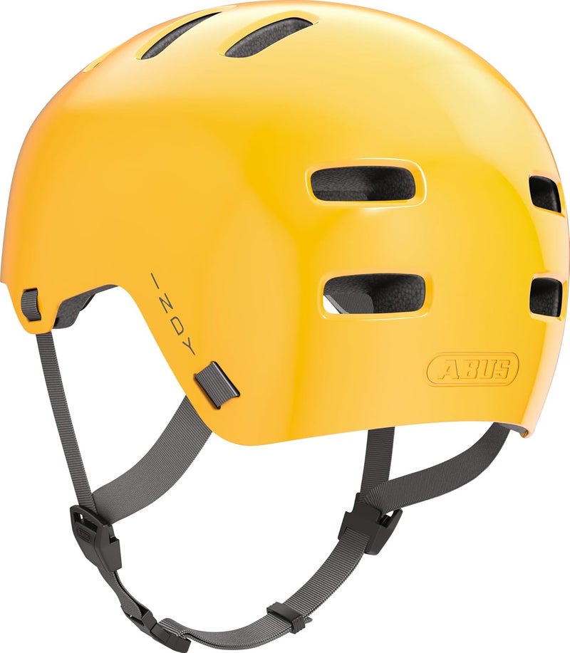 ABUS INDY Bike Helmet - Dirt Helmet for Skate, Slope, and MTB - Optimised Shock Absorption - Size S, Yellow - Image 4