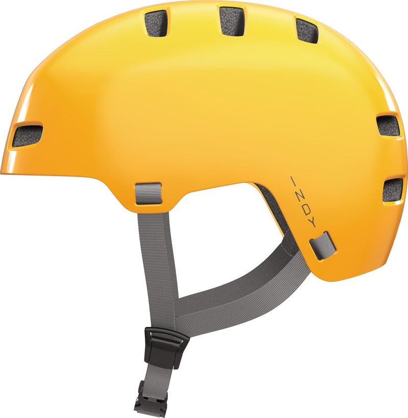 ABUS INDY Bike Helmet - Dirt Helmet for Skate, Slope, and MTB - Optimised Shock Absorption - Size S, Yellow - Image 1