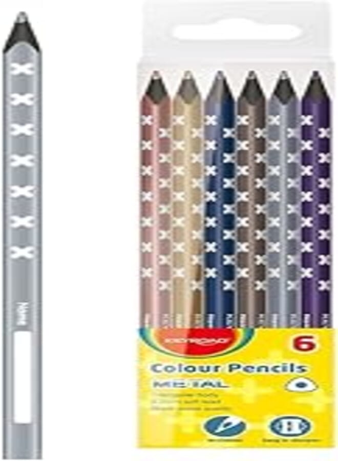 keyroad 6 colour pencils KR971869 (1 piece)