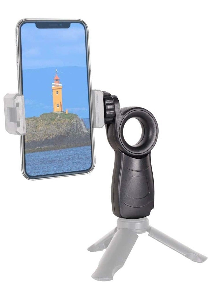 SOLARAE Mobile Handheld Stand, Mobile Video Shooting Desktop Stand, Selfie Stick Action Camera Accessories, Free Rotating Tripod 1/4 Gimbal Stabilizer Accessories for Smartphone for Sony for Canon - Image 5