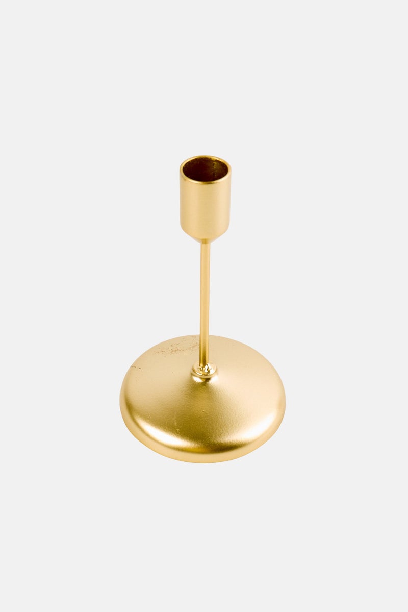 Muy Mucho Candle Holder, Gold - Image 2