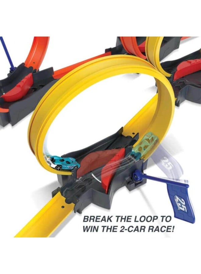 Hot Wheels Mattel Hot Wheels Multi-Loop Raceoff Track Set - Image 4