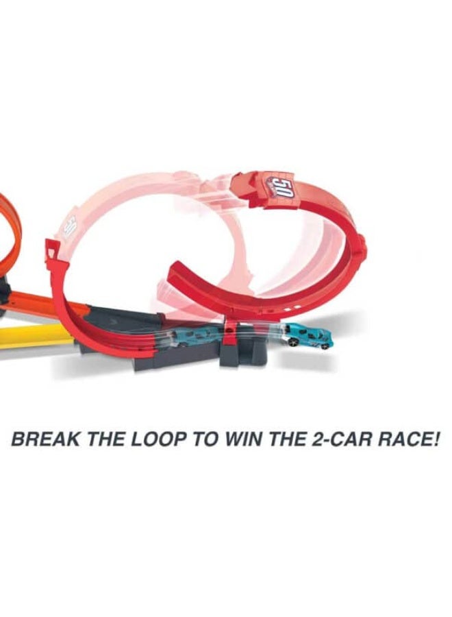 Hot Wheels Mattel Hot Wheels Multi-Loop Raceoff Track Set - Image 5