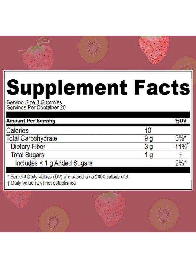 Konsyl Daily Fiber Gummies (60 Count, Strawberry-Kiwi) - Image 5