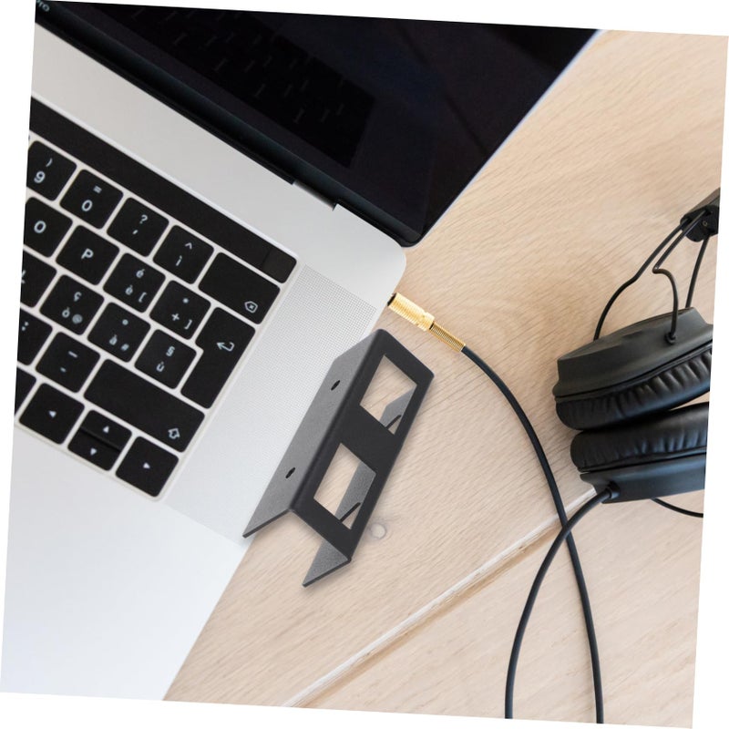 Under Desk Laptop Stand Shelf Mount Office Computer Accessories Easy to Use - Image 4