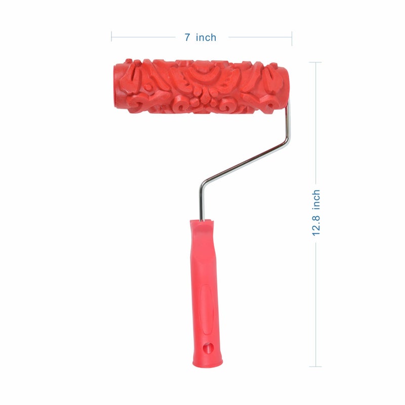 Nichiyo 7'' Texture Roller Diy Decorative Art Pattern Paint Roller Rubber Roller For Walls  Furnitures And Floors Decoration(Eg241T) - Image 3