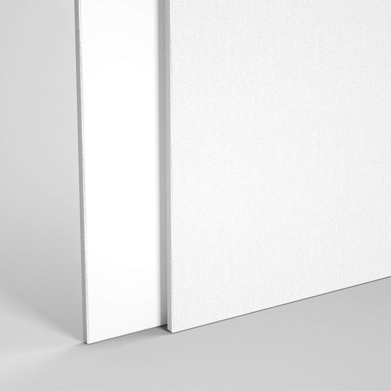 GOTIDEAL Canvases for Painting, 10x10 inch of 12 Pack, Professional Primed White Blank Flat Canvas Panels- 100% Cotton Artist Canvas Boards for Acrylics Painting, Oil Watercolor Tempera - Image 2