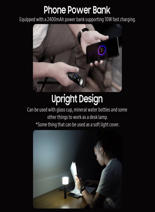 نكستول مصباح يدوي تكتيكي LED من NexTool، بقوة 1200 لومن، مقاوم للماء، ببطارية 4500 مللي أمبير، مناسب للاستخدام اليومي، مزود بأربعة أوضاع إضاءة، ويدعم الشحن السريع للهواتف بقوة 10 واط. - Image 3