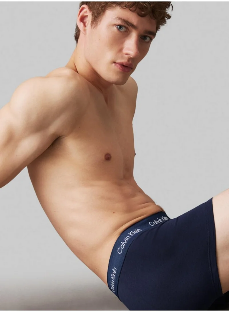 CALVIN KLEIN 3 Pack Low Rise Trunks - Cotton Stretch