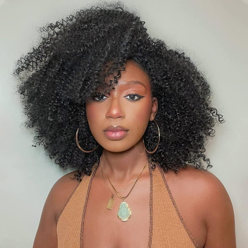 MIMAN 6 Packs 8 Inch Short Crochet Braids Passion Twist Hair Marlybob Jerry Curl Crochet Hair Synthetic Kinky Curly Crochet Hair Extention for Black Women DIY Crochet Bun Braided WigNatural Black