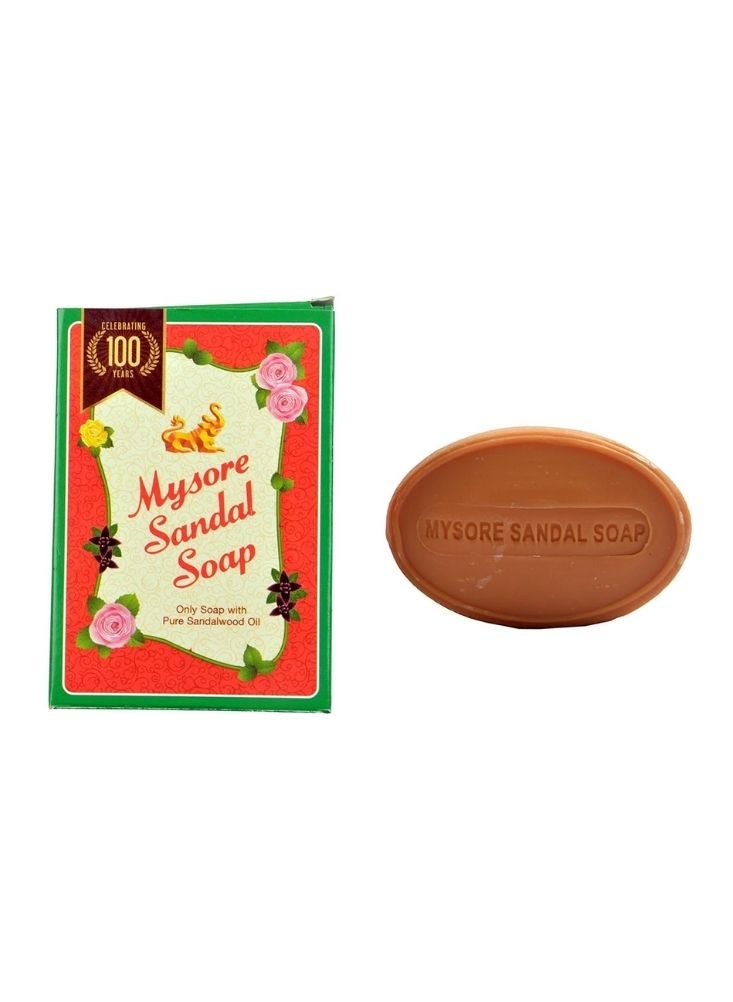 Mysore Sandal Soap – With Pure Sandalwood Oil, Traditional Fragrance - Image 1