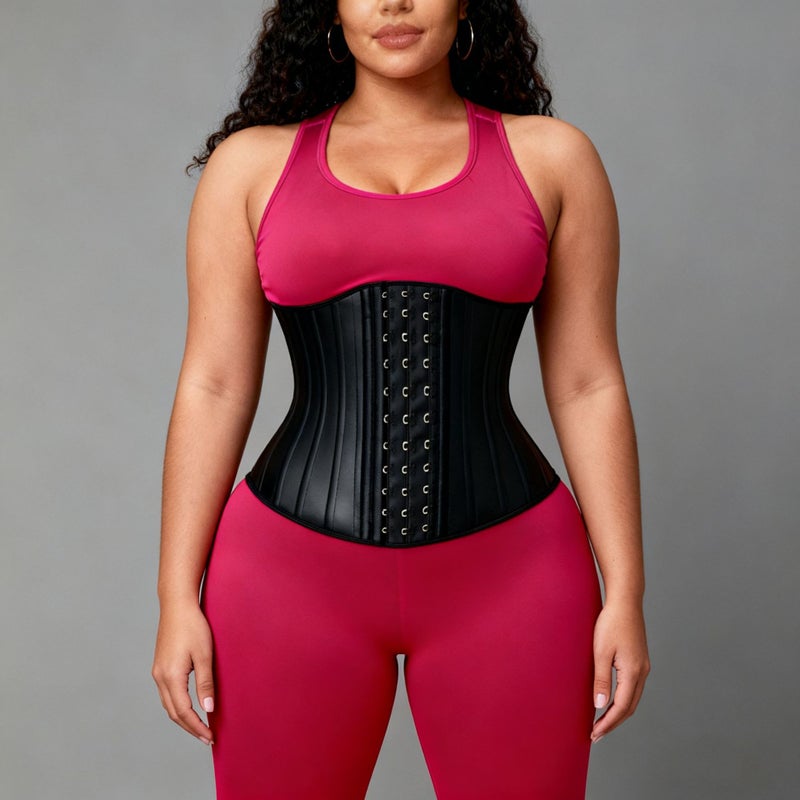 Waist Trainer Sweat Waist Protector 25 Bone Body Management Tight Waist Shaping Abdominal Belt Sports Latex Waistband - Image 3