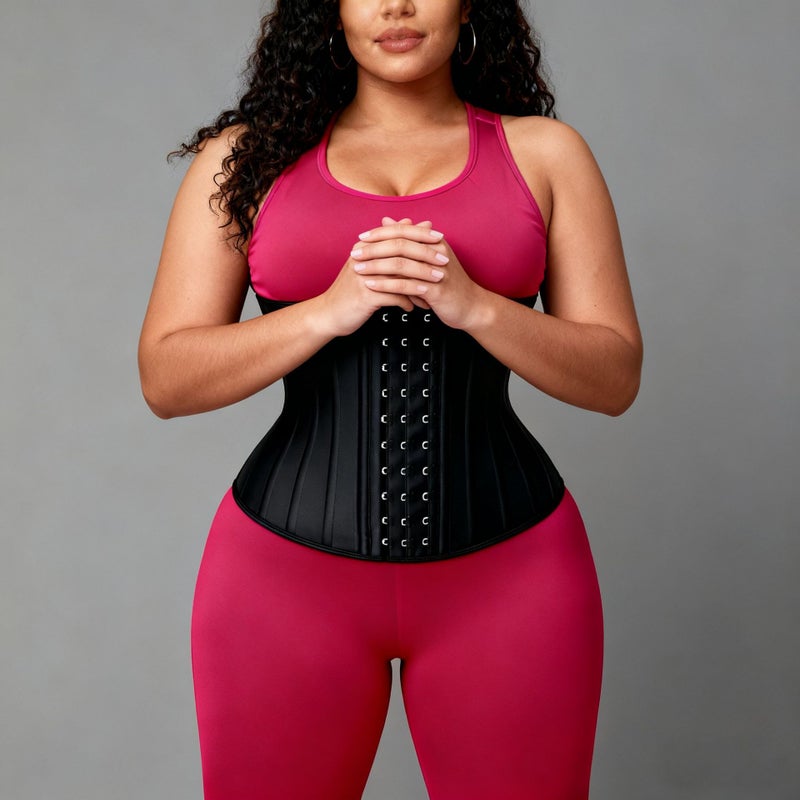Waist Trainer Sweat Waist Protector 25 Bone Body Management Tight Waist Shaping Abdominal Belt Sports Latex Waistband - Image 4