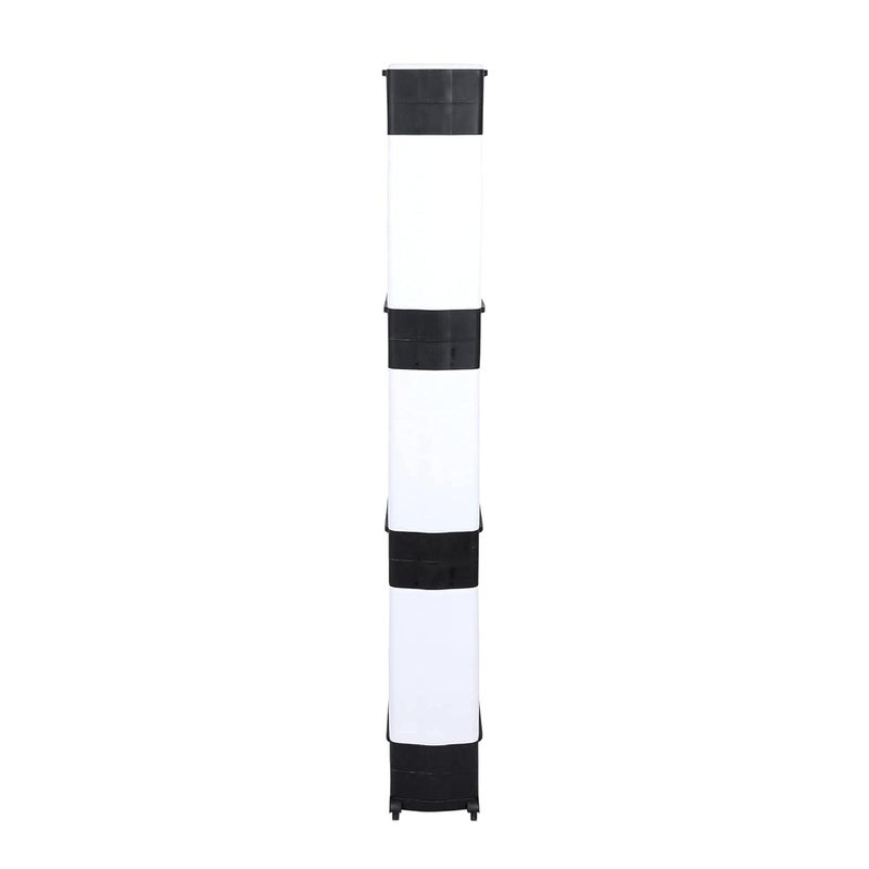 Vishva 4 Layer Black White Slim Rack Storage Rack Space Saving Slim Side Rack Shelf Storage Organizer Plastic Kitchen Trolley Rack Holder - Image 3