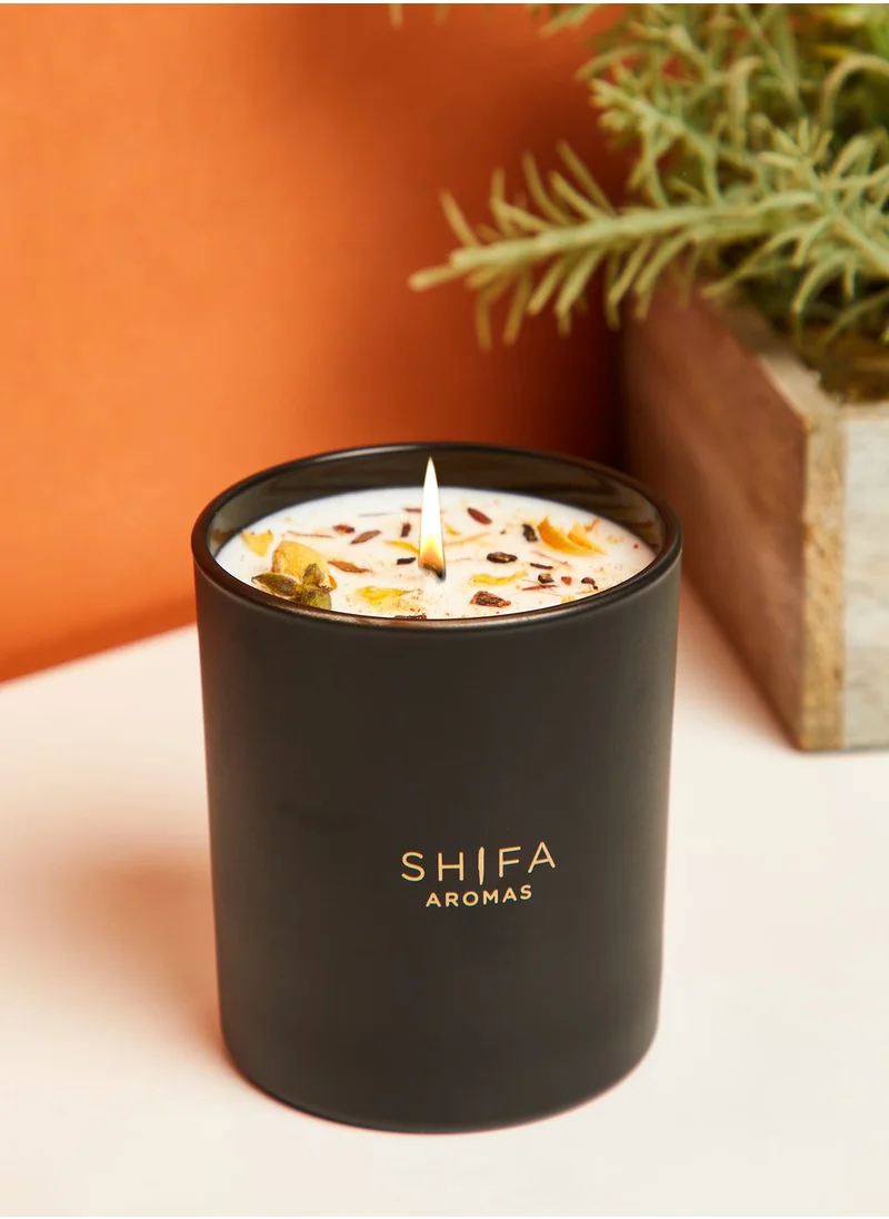 Shifa Aromas Neroli, Petitgrain Musk Premium Coconut & RapeSeed Wax Candle 220g 7.7oz