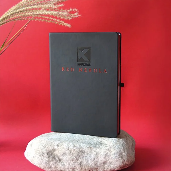 Kagito K-Journal Red Nebula Dot Notebook