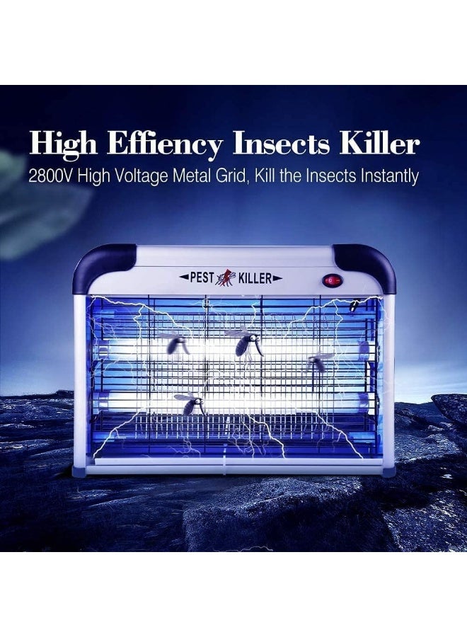 DubaiGallery 12W Pest Killer Electric Mosquito Fly Zapper Lamp With UV Light Silent Operation Hanging Chain Safe Indoor Outdoor Insect Control For Home And Office - Image 4