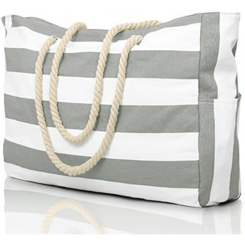 Beach Handbag Large Waterproof and Sand-proof Foldable Women''s Beach Bag Large Capacity Portable Storage Bag - Image 1