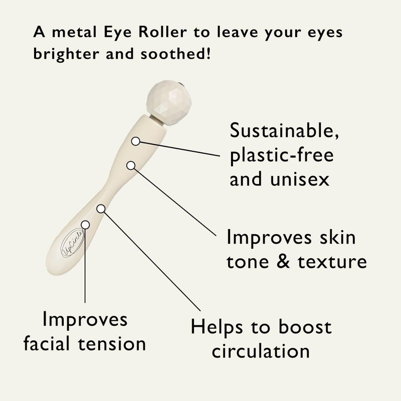 UpCircle Eye Roller 1pc â€“ Metal + Plastic-Free â€“ For Dark Circles + Puffy Eyes â€“ With Cooling Effect to Boost Circulation For Healthy Glow â€“ Sustainable + Unisex - Image 4