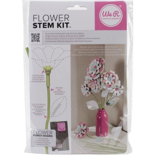 We R Memory Keepers مجموعة سيقان الزهور من وي آر - أخضر ربيعي - Image 1