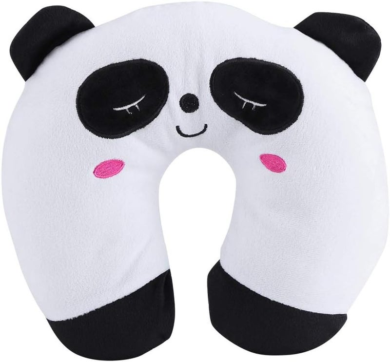 klarako Travel Pillow PP Cotton Animal Neck Pillow Soft U Shaped Pillow for Car Airplane Flight Train Office (02) - Image 1