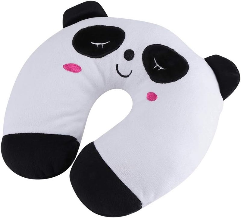 klarako Travel Pillow PP Cotton Animal Neck Pillow Soft U Shaped Pillow for Car Airplane Flight Train Office (02) - Image 3