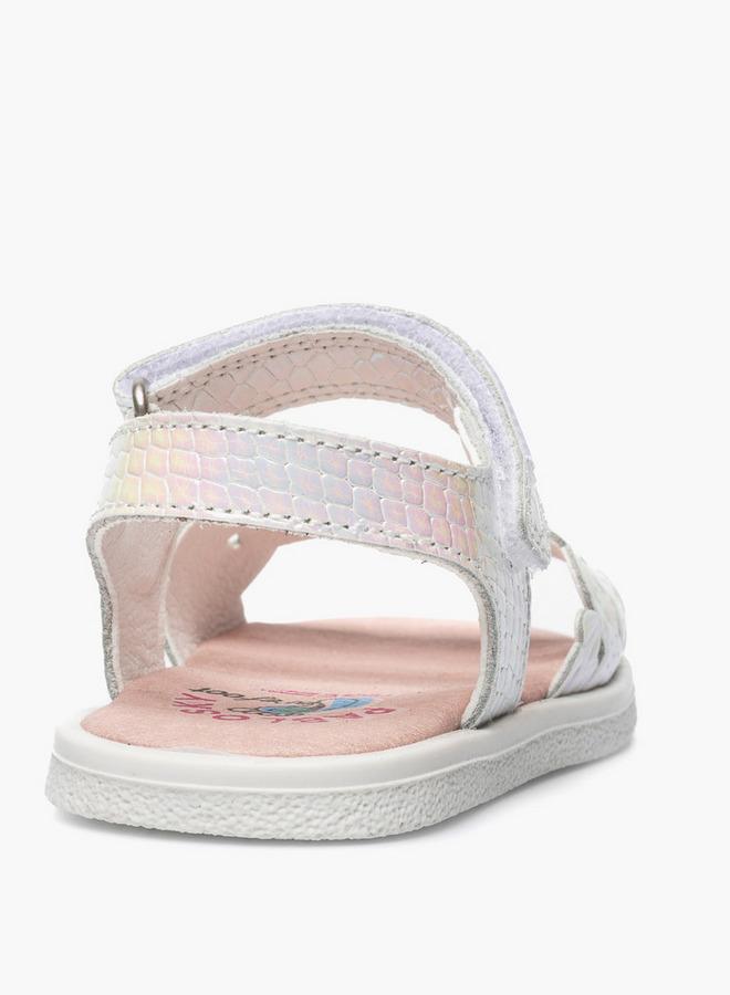 Pablosky Sandals With Hook & Loop Closure, Cutout Design - Image 3