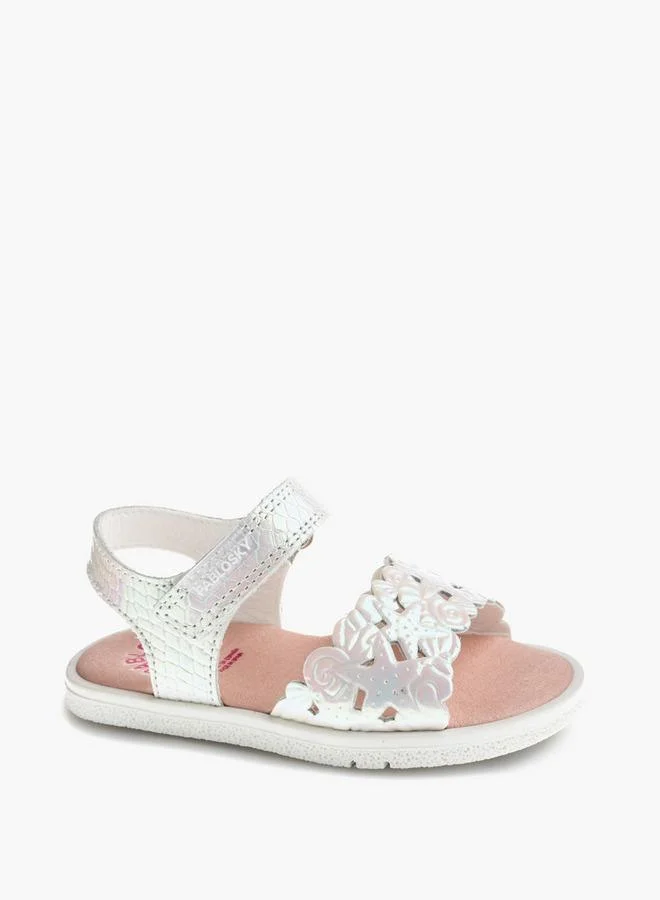 بابلوسكي Sandals With Hook & Loop Closure, Cutout Design