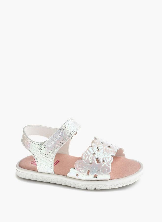 Pablosky Sandals With Hook & Loop Closure, Cutout Design - Image 1