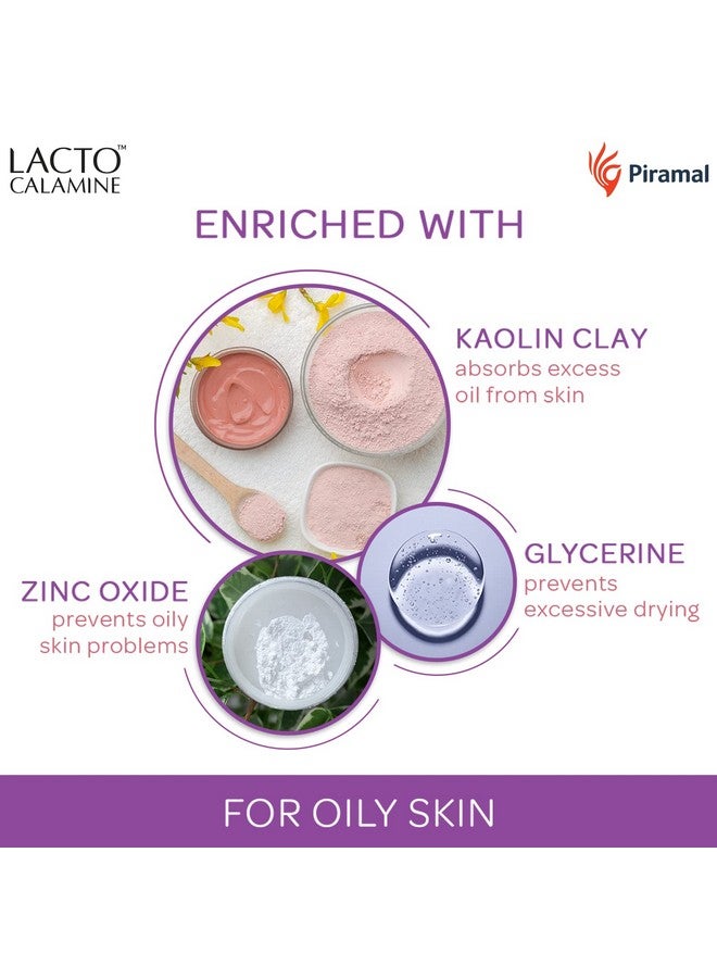 Lacto Calamine لوشن مرطب يومي للوجه للبشرة الدهنية 4.06 أونصة سائلة (120 مل) لعلاج البثور وحب الشباب والبقع الداكنة والرؤوس السوداء - Image 4