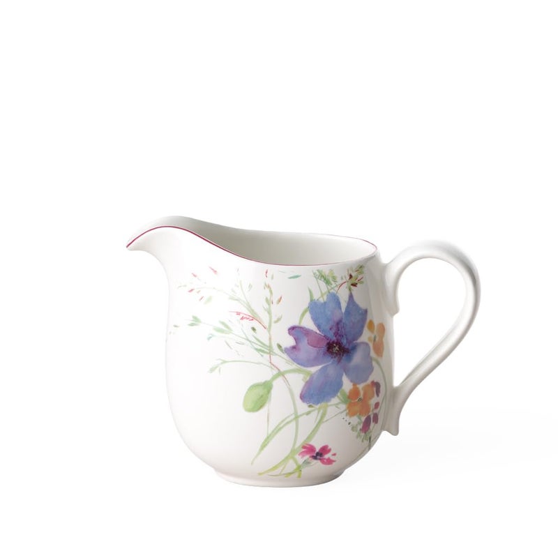 Villeroy & Boch Villeroy  Boch Mariefleur Basic Creamer 10 oz Premium Porcelain WhiteMulticolored 