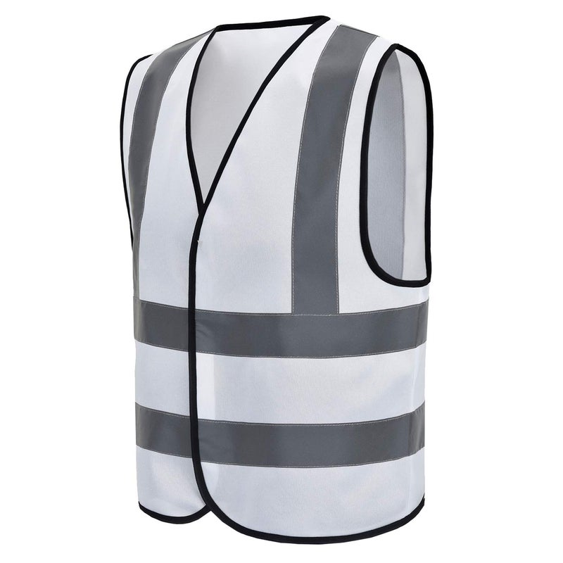 AYKRM white reflective vest for men XS8XL Large White