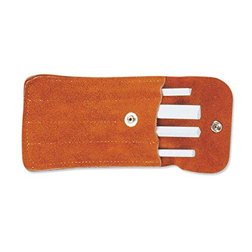 Spyderco White Ceramic Sharpening File Set - Fine Grit, Versatile Shapes for Detailed Tools, Includes Suede Pouch - Model 400F - Image 1