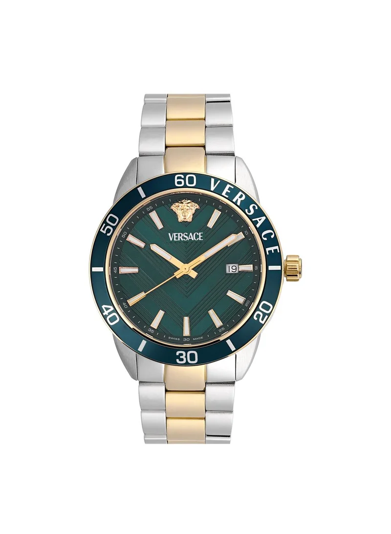 فيرزاتشي Greca Urban Quartz Green Dial Watch
