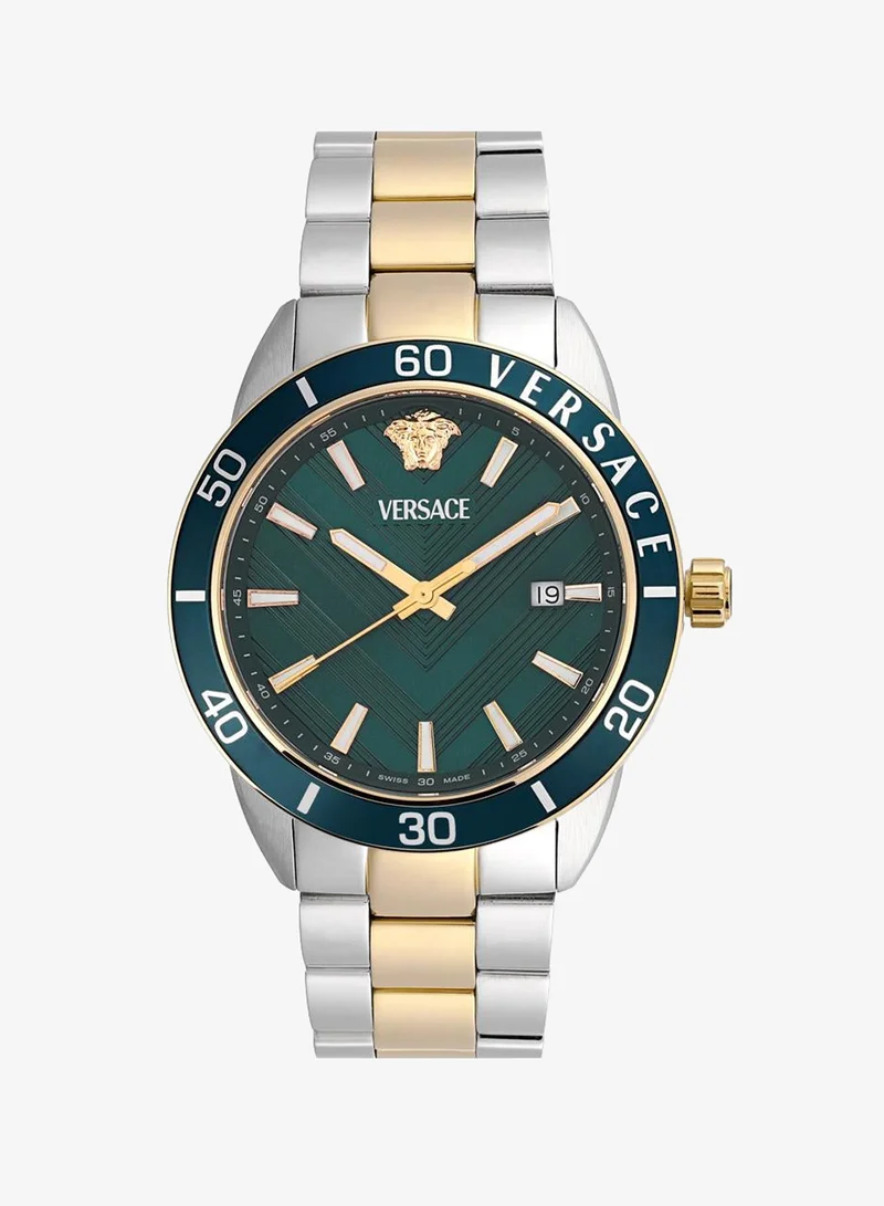 فيرزاتشي Greca Urban Quartz Green Dial Watch