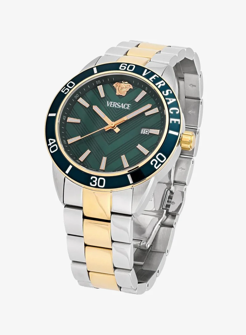 فيرزاتشي Greca Urban Quartz Green Dial Watch