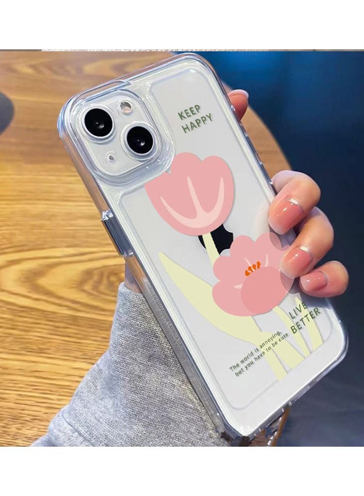 Loquat Flowers Air Cushion Soft Shell Apple Phone Case - Image 2