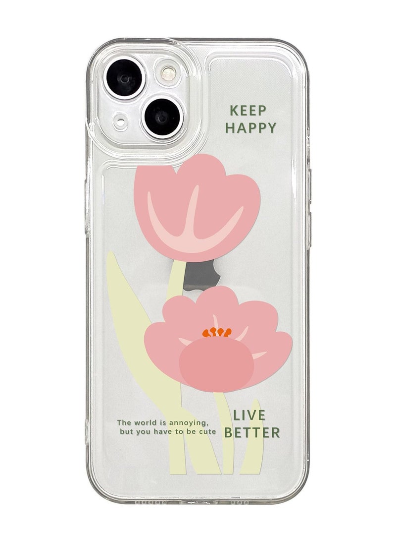 Loquat Flowers Air Cushion Soft Shell Apple Phone Case - Image 1