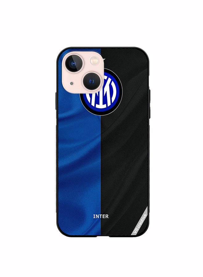 VR CREATIVE Protective Case Cover For Apple iPhone 13 Inter Milan Logo Design Multicolour - Image 1