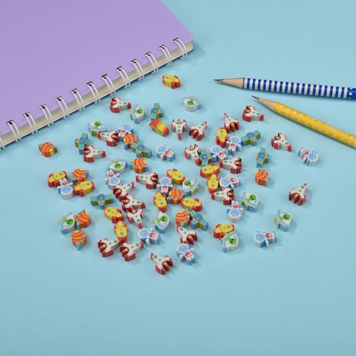 QDXATIVP 300PCS Mini Cute Pencil Erasers for Kids (Outer Space, Small) - Image 3