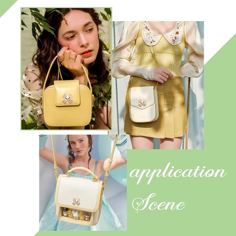 كلاراكو مجموعة من 8 مشابك قفل ملتوية للحقائب من كلاركو، مشبك قفل للمحفظة على شكل زهرة، مشبك قفل ملتوي للحقائب الذهبية، مشبك معدني ملتوي للحرف اليدوية والجلود، صناعة الحقائب اليدوية، مقاس 1 بوصة - Image 5